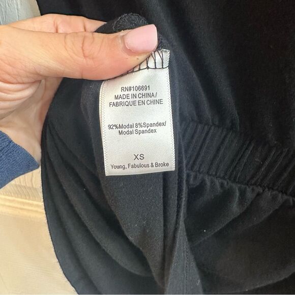 Revolve Malik Romper in Black Young, Fabulous & Broke size XS - Picture 10 of 11